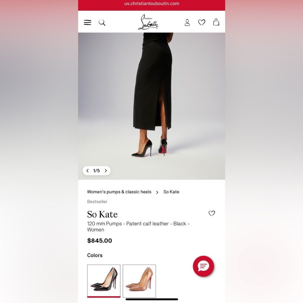Christian Louboutin So Kate - Pumps Black Patent calf leather - Picture 8 of 11